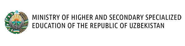 Logo of the Ministry of Higher and Secondary Specialized Education of the Republic of Uzbekistan